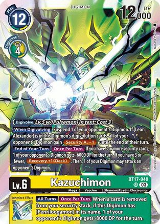 Kazuchimon (BT17-040) [Secret Crisis] Foil - Deck Out Gaming