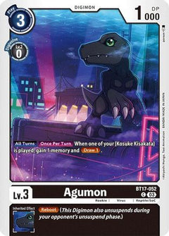 Agumon - BT17-052 (BT17-052) [Secret Crisis] - Deck Out Gaming