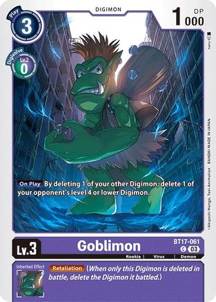 Goblimon (BT17-061) [Secret Crisis] - Deck Out Gaming