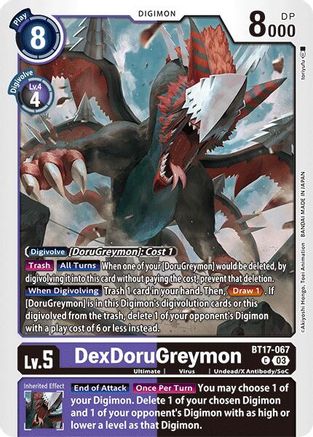 DexDoruGreymon (BT17-067) [Secret Crisis] - Deck Out Gaming