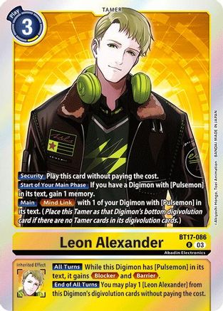Leon Alexander (BT17-086) [Secret Crisis] Foil - Deck Out Gaming