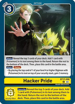 Hacker Pride (BT17-098) [Secret Crisis] - Deck Out Gaming