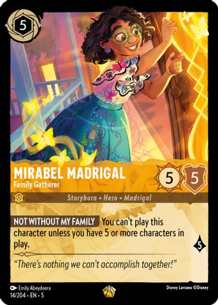 Mirabel Madrigal - Family Gatherer (14/204) [Shimmering Skies] - Deck Out Gaming