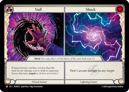 Null // Shock (ROS023) [Rosetta] Rainbow Foil - Deck Out Gaming