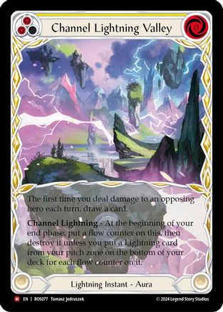 Channel Lightning Valley (ROS077) [Rosetta] Rainbow Foil - Deck Out Gaming