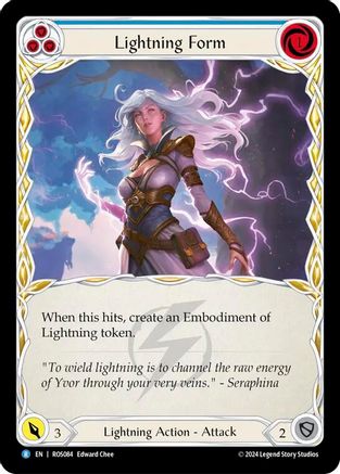 Lightning Form (Blue) (ROS084) [Rosetta] Rainbow Foil - Deck Out Gaming