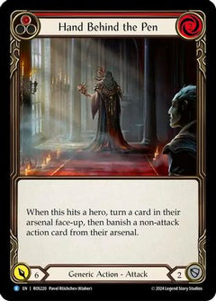 Hand Behind the Pen (ROS220) [Rosetta] Rainbow Foil - Deck Out Gaming