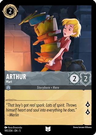 Arthur - Wart (190/204) [Shimmering Skies] - Deck Out Gaming