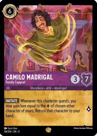 Camilo Madrigal - Family Copycat (58/204) [Shimmering Skies] - Deck Out Gaming