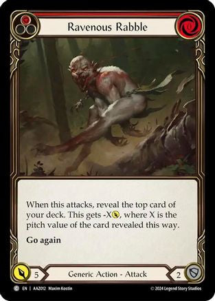 Ravenous Rabble (Red) (AAZ012) [Armory Deck: Azalea] - Deck Out Gaming