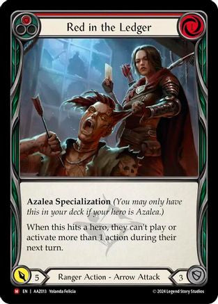 Red in the Ledger (AAZ013) [Armory Deck: Azalea] - Deck Out Gaming