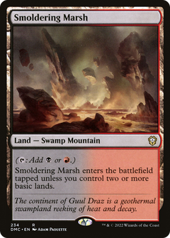 Smoldering Marsh (234) [Commander: Dominaria United] - Deck Out Gaming