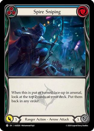 Spire Sniping (Blue) (AAZ028) [Armory Deck: Azalea] - Deck Out Gaming