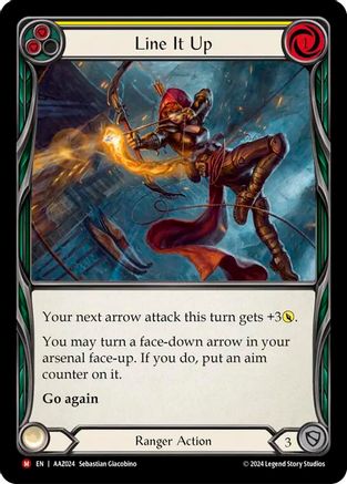 Line It Up (AAZ024) [Armory Deck: Azalea] - Deck Out Gaming