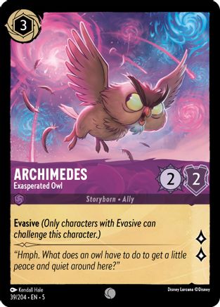 Archimedes - Exasperated Owl (39/204) [Shimmering Skies] - Deck Out Gaming