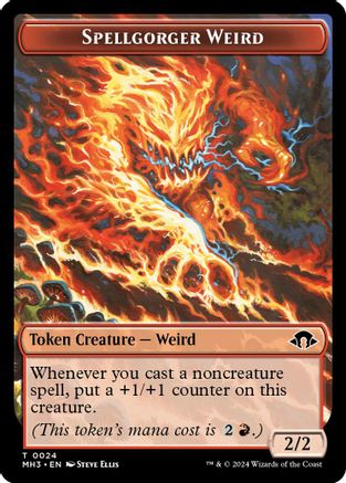Spellgorger Weird // Energy Reserve Double-Sided Token (24) [Modern Horizons 3] - Deck Out Gaming