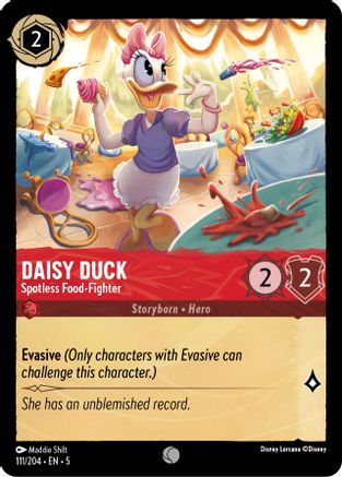 Daisy Duck - Spotless Food-Fighter (111/204) [Shimmering Skies] - Deck Out Gaming