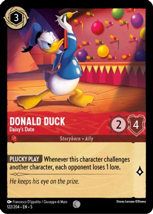 Donald Duck - Daisy's Date (122/204) [Shimmering Skies] - Deck Out Gaming