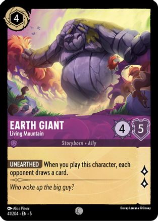 Earth Giant - Living Mountain (41/204) [Shimmering Skies] - Deck Out Gaming