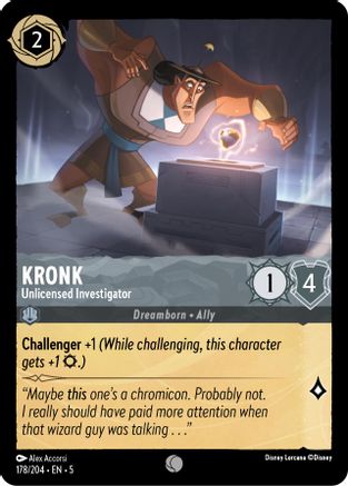 Kronk - Unlicensed Investigator (178/204) [Shimmering Skies] - Deck Out Gaming