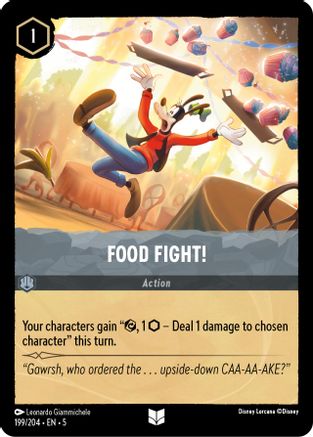 Food Fight! (199/204) [Shimmering Skies] - Deck Out Gaming