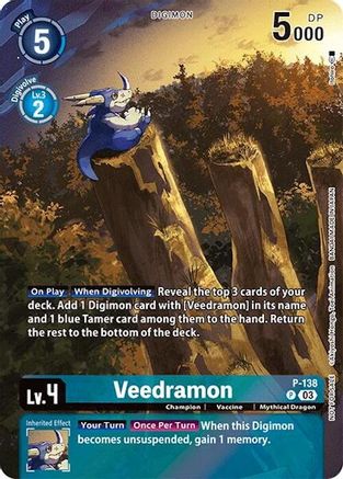 Veedramon (Update Pack 2024) (P-138) [Digimon Promotion Cards] Foil - Deck Out Gaming