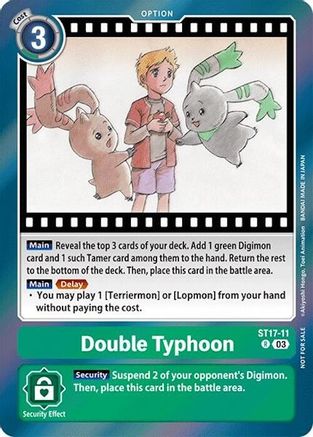 Double Typhoon (Secret Crisis: Movie Memorial Pack) (ST17-11) [Secret Crisis] Foil - Deck Out Gaming