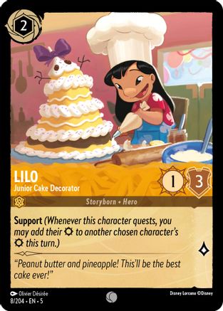 Lilo - Junior Cake Decorator (8/204) [Shimmering Skies] - Deck Out Gaming