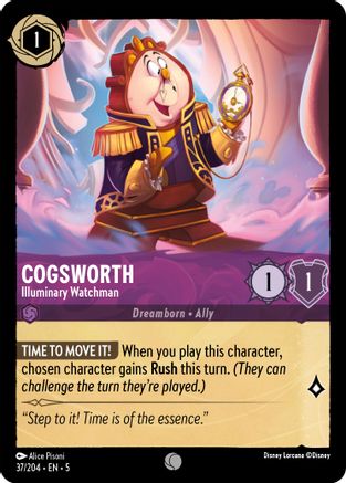 Cogsworth - Illuminary Watchman (37/204) [Shimmering Skies] - Deck Out Gaming