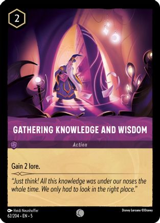 Gathering Knowledge and Wisdom (62/204) [Shimmering Skies] - Deck Out Gaming