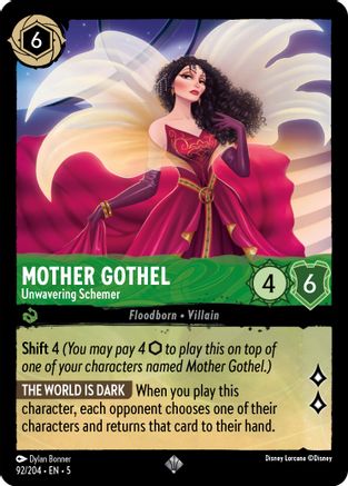 Mother Gothel - Unwavering Schemer (92/204) [Shimmering Skies] - Deck Out Gaming