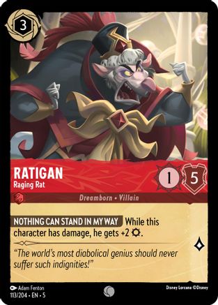 Ratigan - Raging Rat (113/204) [Shimmering Skies] - Deck Out Gaming