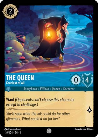 The Queen - Cruelest of All (139/204) [Shimmering Skies] - Deck Out Gaming