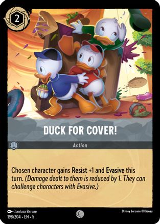 Duck for Cover! (198/204) [Shimmering Skies] - Deck Out Gaming