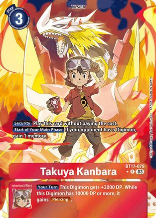 Takuya Kanbara (Alternate Art) (BT17-079) [Secret Crisis] Foil - Deck Out Gaming