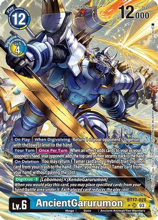 AncientGarurumon (Alternate Art) (BT17-028) [Secret Crisis] Foil - Deck Out Gaming