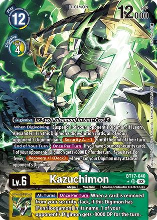 Kazuchimon (Alternate Art) (BT17-040) [Secret Crisis] Foil - Deck Out Gaming