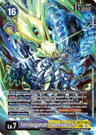 Fenriloogamon: Takemikazuchi (Alternate Art) (BT17-101) [Secret Crisis] Foil - Deck Out Gaming