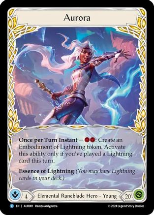 Aurora (AUR001) [1st Strike] Rainbow Foil - Deck Out Gaming