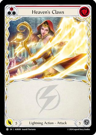 Heaven's Claws (Red) (AUR009) [1st Strike] - Deck Out Gaming