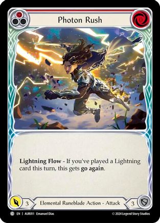 Photon Rush (Red) (AUR011) [1st Strike] - Deck Out Gaming