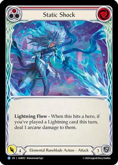 Static Shock (Red) (AUR012) [1st Strike] - Deck Out Gaming