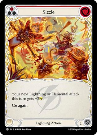 Sizzle (Red) (AUR014) [1st Strike] - Deck Out Gaming