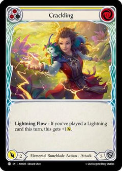 Crackling (Yellow) (AUR015) [1st Strike] - Deck Out Gaming