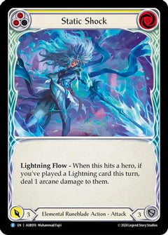 Static Shock (Yellow) (AUR019) [1st Strike] - Deck Out Gaming