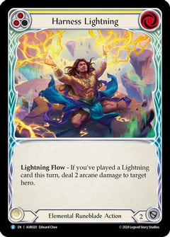 Harness Lightning (Yellow) (AUR020) [1st Strike] - Deck Out Gaming