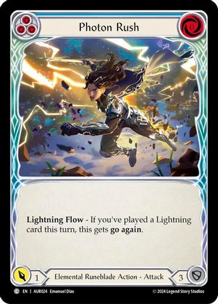Photon Rush (Blue) (AUR024) [1st Strike] - Deck Out Gaming