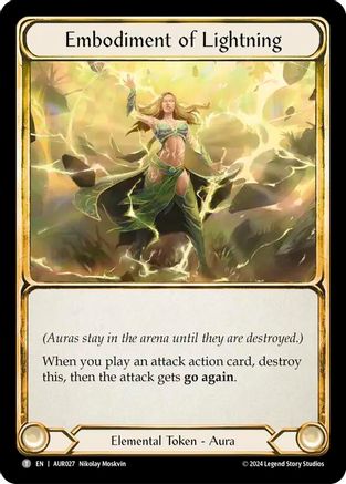 Embodiment of Lightning (AUR027) [1st Strike] - Deck Out Gaming