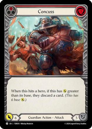 Concuss (Red) (TER010) [1st Strike] - Deck Out Gaming