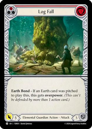 Log Fall (Red) (TER011) [1st Strike] - Deck Out Gaming
